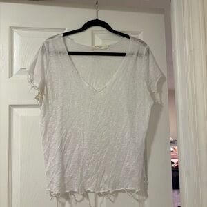Project Social T x Urban Outfitters White Textured Tee